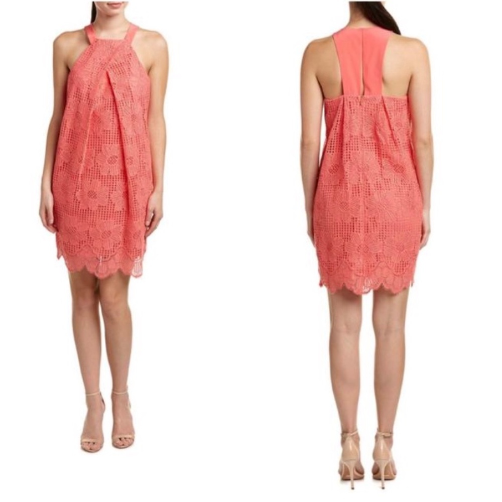 TRINA TURK - Felisha Pleated Front Halter Dress